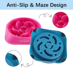 MateeyLife gamelle digestion optimise, peut aider à digérer lentement et réduire les ballonnements.