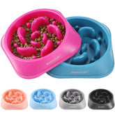 MateeyLife gamelles lentes puzzle pour chien, ralentit l'alimentation et stimule la mastication.