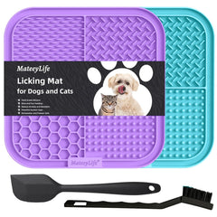 MateeyLife tapis de léchage chien large, calme et confort pendant le toilettage.