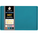 Tapis MateeyLife d'alimentation imperméable pour chien et chat, protégeant le sol des déversements.