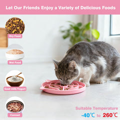 MateeyLife adapté aux aliments secs et humides pour chats.
