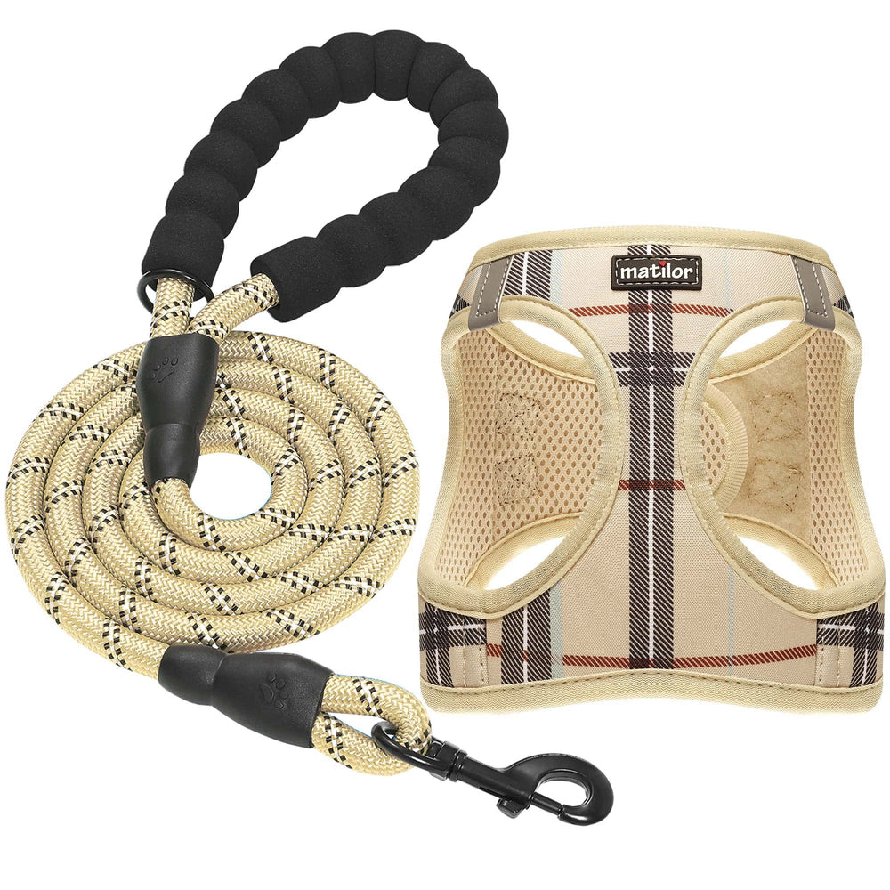 Harnais Matilor pour chien et chat, maille aérienne, confort quotidien.