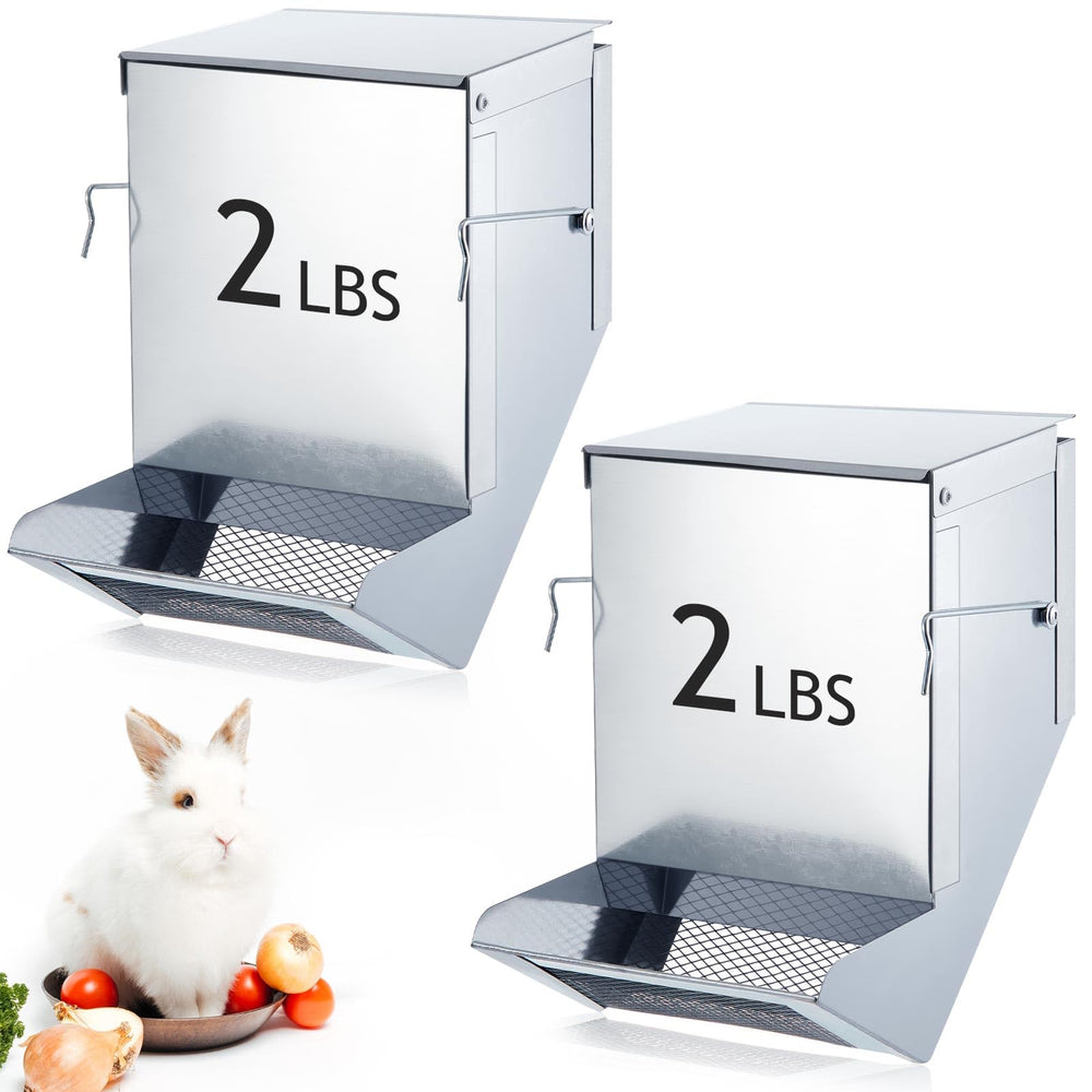 Maxcheck distributeur pour lapin avec couvercle haut préserve la propreté