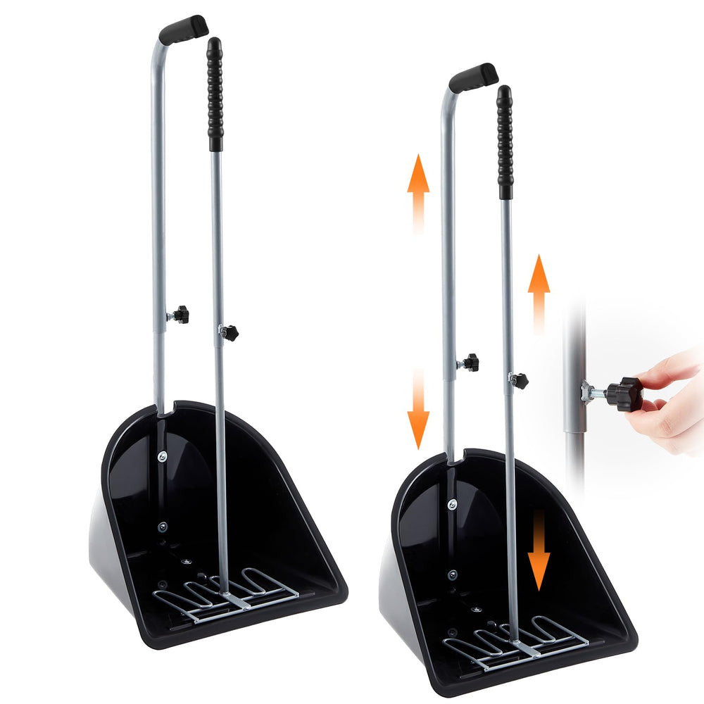 Maxdot pelle à fumier réglable, pratique pour écuries et chenils.