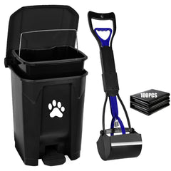 Mayayaday poubelle extérieure avec couvercle pour limiter les odeurs et contenir les déchets.