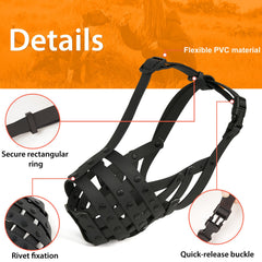 Masque basket Mayerzon PVC solide offrant durabilité et douceur.