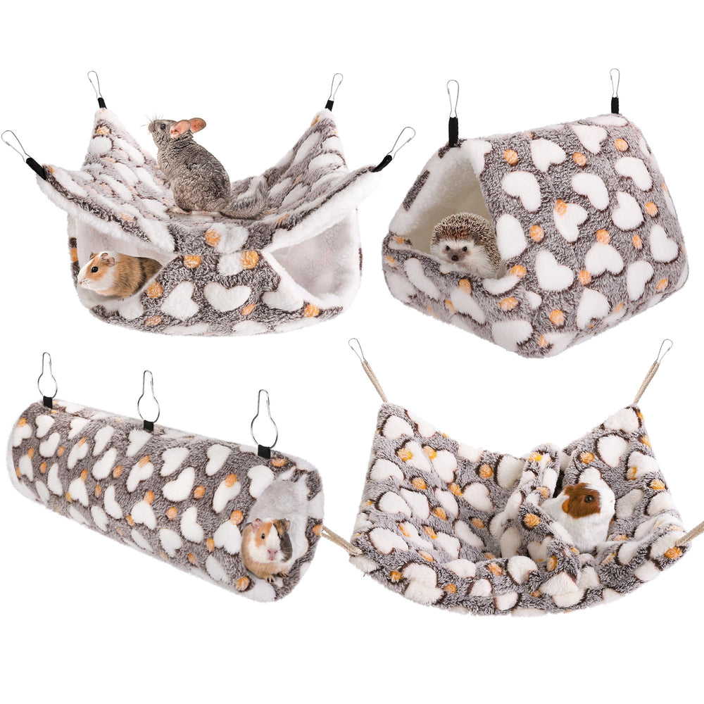 MCEAST hamac pour petits animaux, douceur et emplacement flexible pour se reposer.