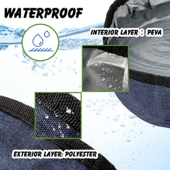 Détail extérieur en polyester sur Meanplan, bol durable et résistant.