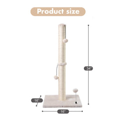 MECOOL Arbre-chat-balle-suspendue: jouet interactif pour stimulation et amusement.