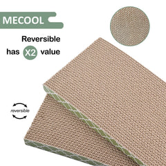 MECOOL grattoir en carton ondulé double-face avec herbe à chat attire le chat