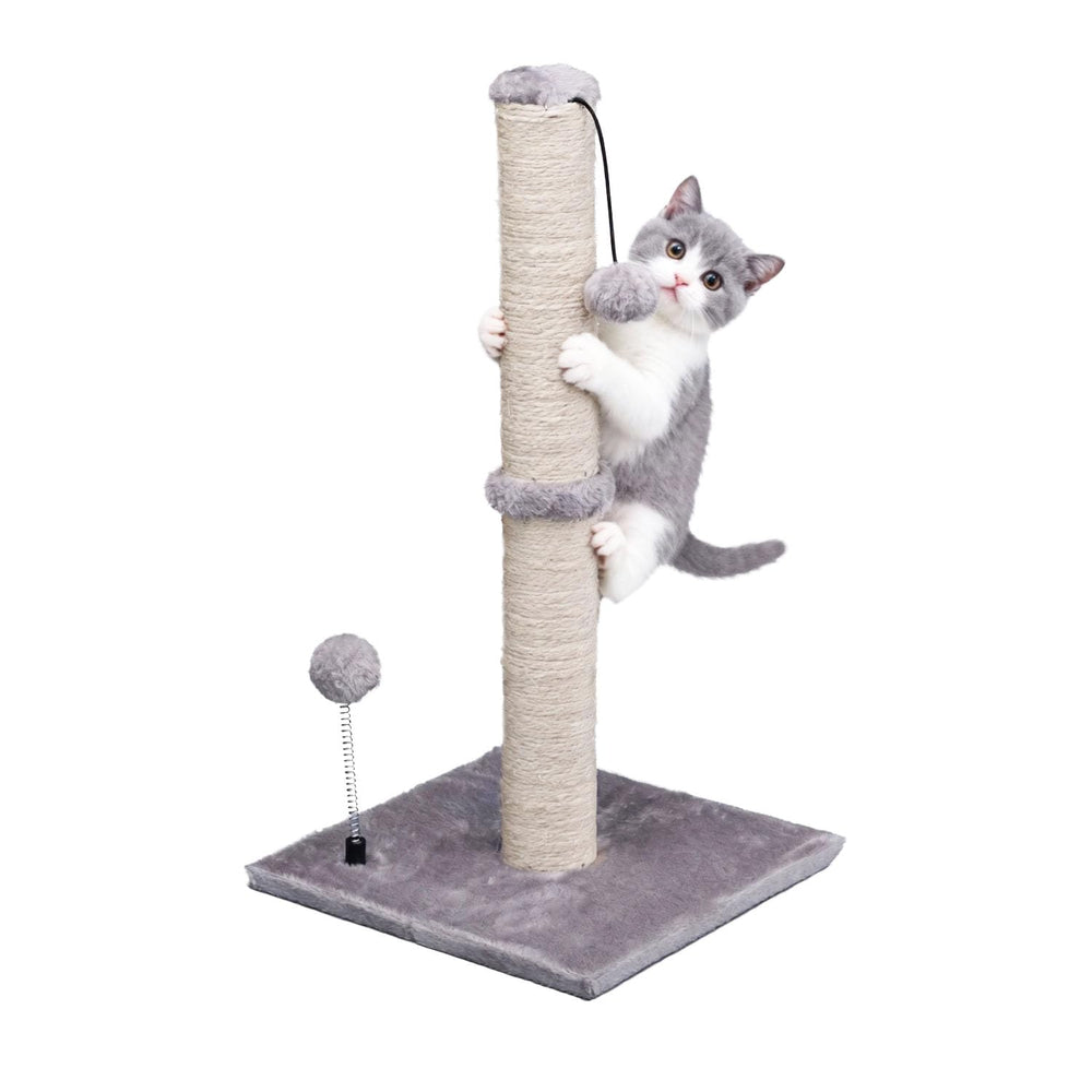 MECOOL Griffoir en sisal pour chaton, 22 pouces, stimule les griffes et le jeu interactif.