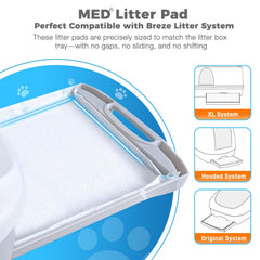 MED tapis-absorption-maximale-sept-tasses: retient rapidement le liquide et garde le bac propre.