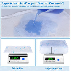 MED tapis-litière-chat-durable-jusqu-a-7-jours, aperçu de sa longévité d’usage.