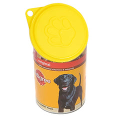 Medsuo couvercles pour boîtes nourriture chien bleu – faciles à poser et réutilisables
