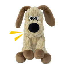 MeetYooo Doudou hippopotame avec sifflet pour chien, stimulant le jeu et la mastication.