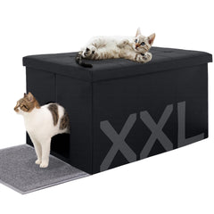 MEEXPAWS boîtier litière enclos extérieur : solution discrète pour dissimuler la litière.
