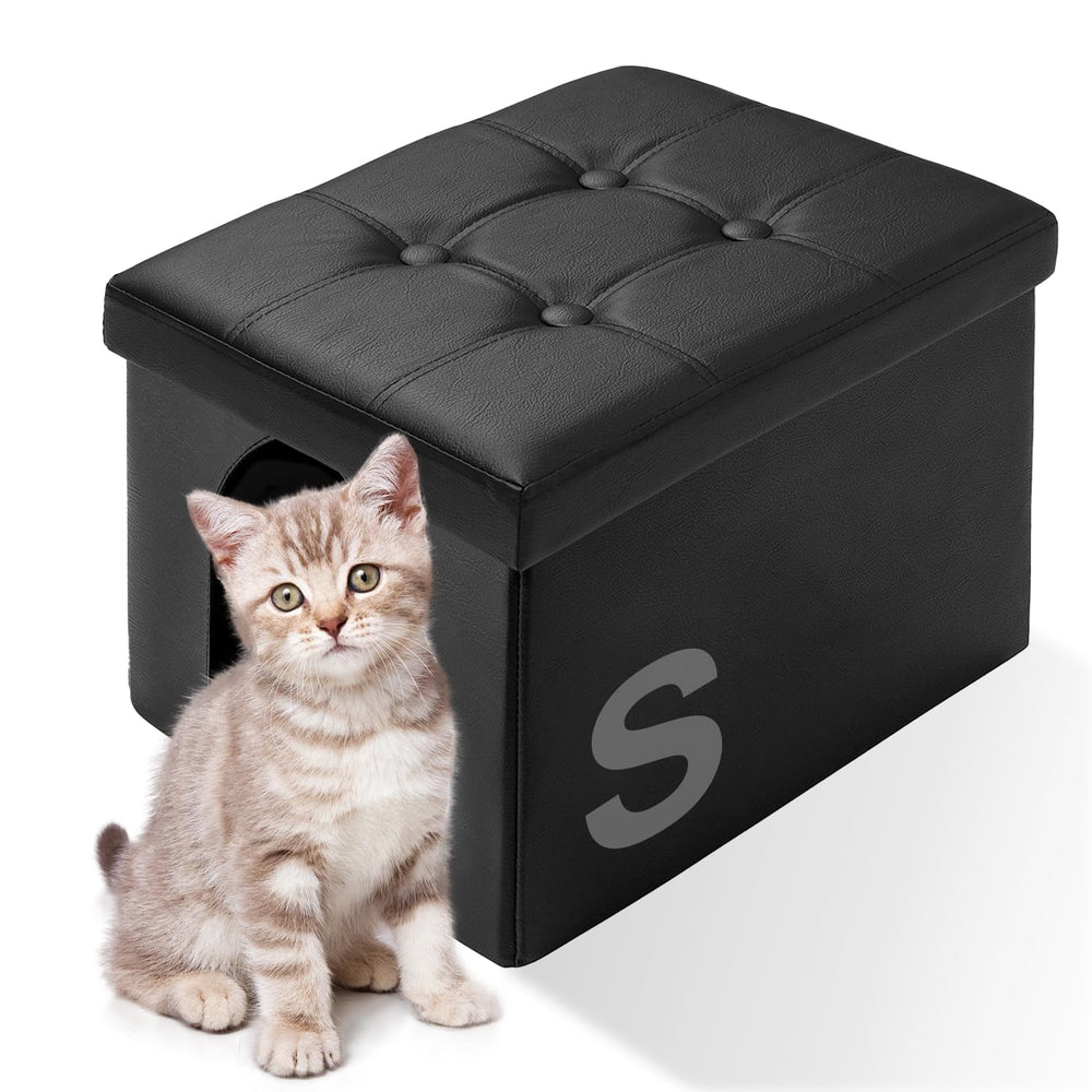 MEEXPAWS Enclos-litiere-chat-petit: espace discret pour toilette du chaton.