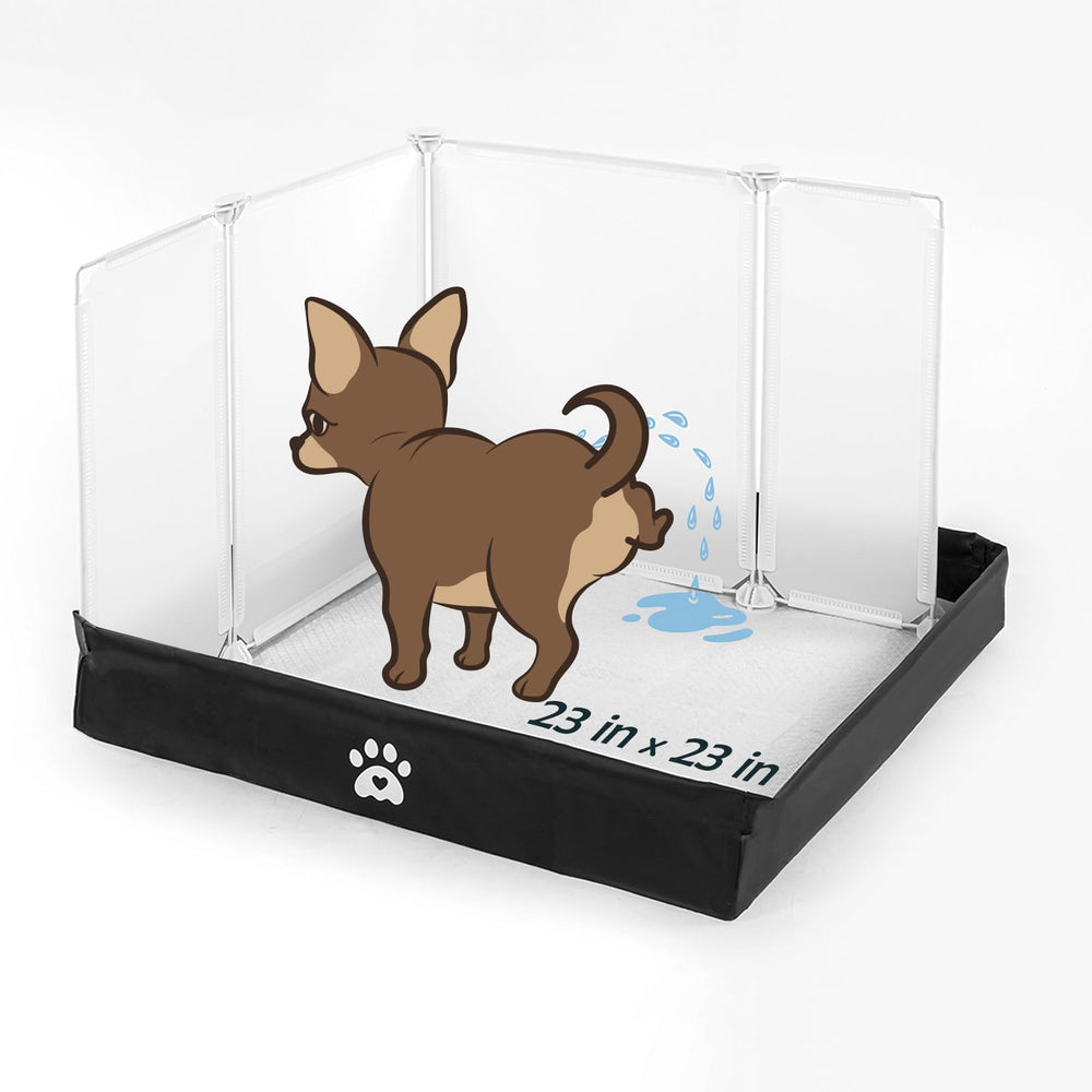MEEXPAWS porte-tapis chien 22x22, pratique pour l'entraînement intérieur