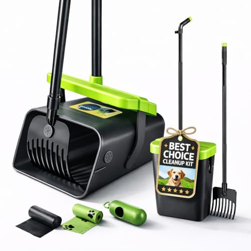 Meijubol seau-rotation crottes chien: capte les odeurs et facilite le nettoyage du jardin.