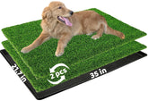 Meizhuang tapis herbe artificielle potty 2-pack, texture réaliste pour l'entraînement.