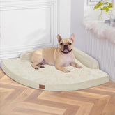 MEKIY lit-chien orthopédique avec bordures offre un soutien ciblé aux grands chiens.