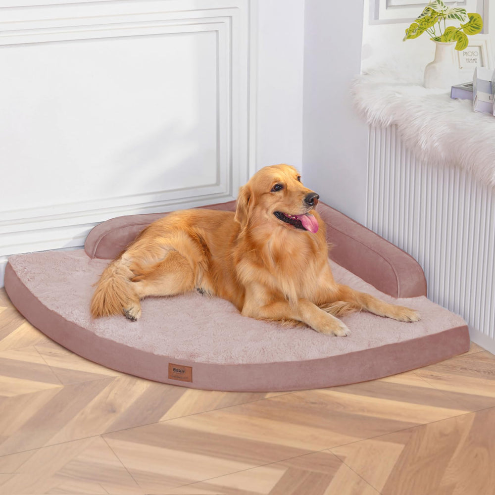 MEKIY lit chien XL orthopédique en nid d'abeille pour soutien articulaire