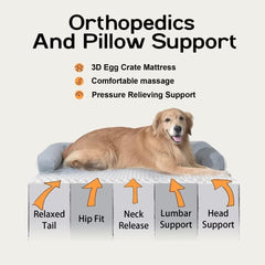 MEKIY lit chien imperméable et lavable, protège le matelas