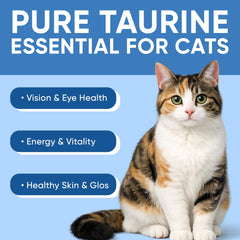 MEMOCORE Kittysupps Taurine pour chats – pelage doux et brillant grâce à l'apport régulier