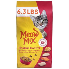 Meow Mix Alimentation adulte equilibree avec fibres pour chats.
