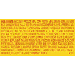 Meow Mix Hairball Control, croquettes saveurs poulet/dinde/saumon, plaisir gustatif