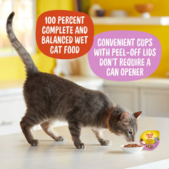 Sauce onctueuse Meow Mix Tendres en Sauce attire l'appétit félin.