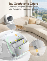 Meowant Desodorisant Litière LB02 – Emballage hermétique pour conservation prolongée.