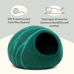 MEOWFIA Grotte pour chat Refuge intime: espace privé pour se blottir.