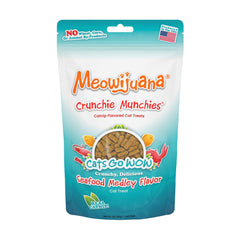 Meowijuana Crunchie Munchies thon – récompense légère et croustillante pour chat actif