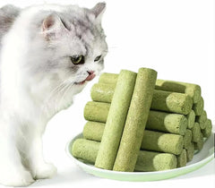 Meowly – Bâtons d’herbe pour chat – Boules de poils: peut aider à réduire les boules de poils.