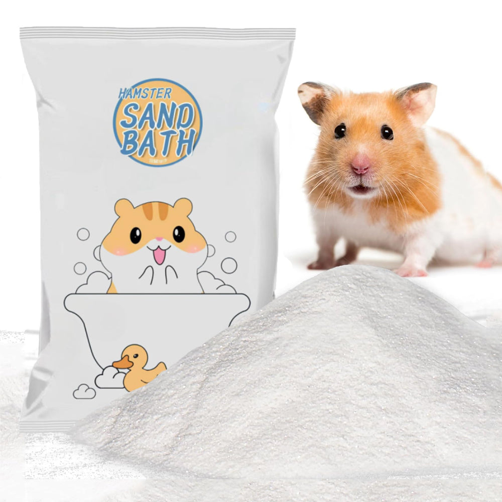 Meow&Woof sable bain hamster 2,2 lb, idéal pour le bain et le toilettage.
