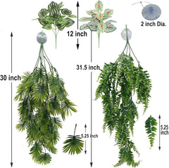 MePHAN plante artificielle vigne pendante de 31 cm – décor naturel et facile à fixer.