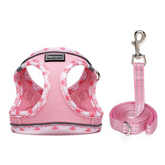 Mercano harnais mesh rose XXS avec fermeture rapide facile à mettre