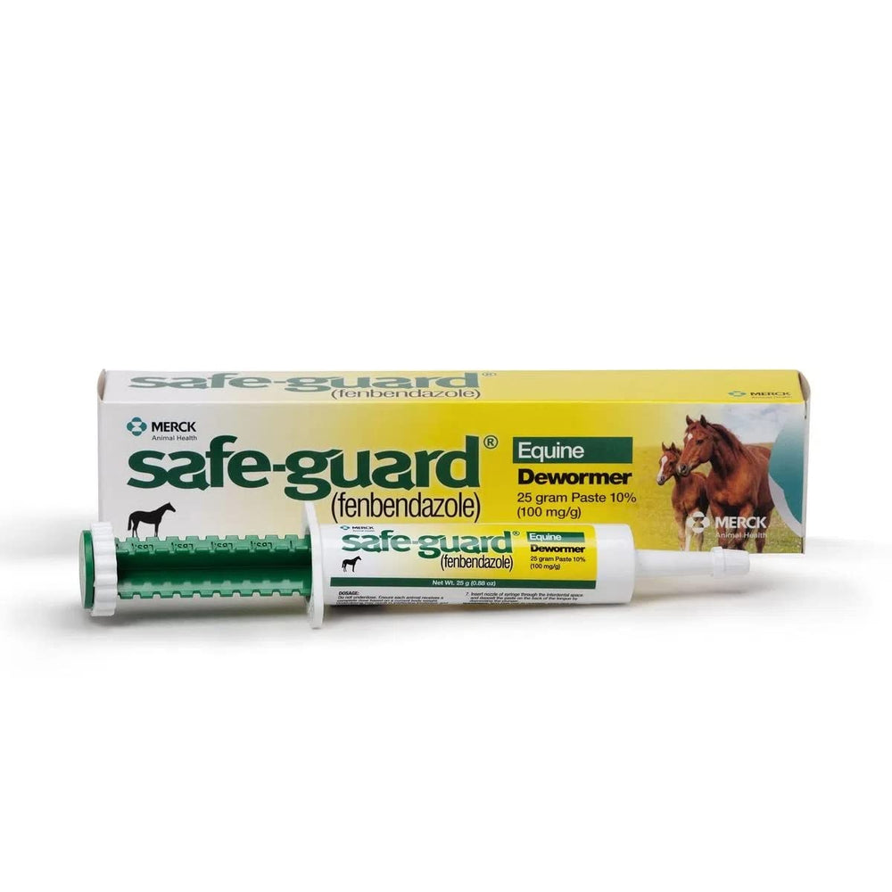 Merck Animal Safe Guard pâte équine 25 g en tube pour vermifugation générale.