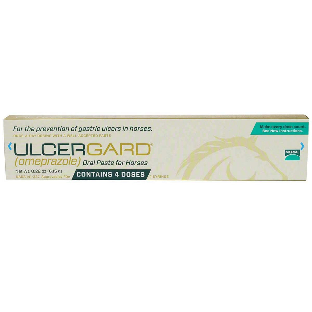 Pâte orale Ulcergard de Merial, pour équin, aide potentielle à réduire l’acidité gastrique