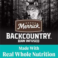 Dinde et canard Merrick Backcountry, goût savoureux pour chien