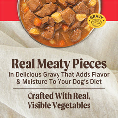 Merrick Pot Roast: boeuf desosse en premier ingredient, source de proteines.