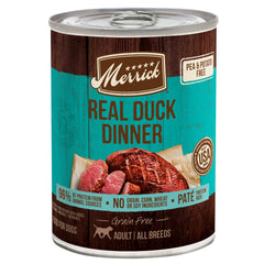 Merrick Dîner au Canard Réel: repas savoureux pour chiens.