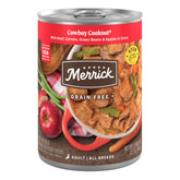 Merrick Cowboy Cookout : boîte de boeuf pour repas complet et appétissant pour chien adulte.