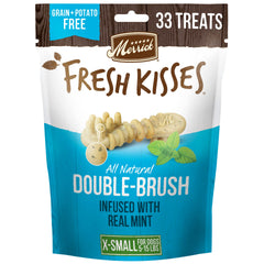 Sac Merrick Fresh Kisses de 33 bouchées pour petits chiens, haleine plus fraîche.