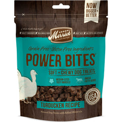 Merrick Power Bites dinde-etoile-moelleux: friandise douce pour tous les chiens.