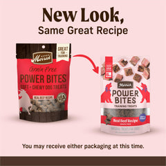 Merrick Power Bites forme etoile, texture tendre ideale pour l'entraînement.