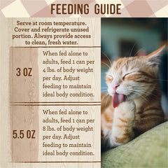 Carnet Pet Paws inclus avec Merrick Purrfect Bistro, pratique pour suivre les repas.