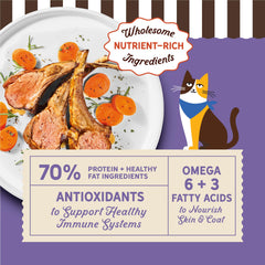 Merrick Purrfect Bistro: carottes réelles pour des nutriments naturels