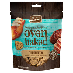 Friandise Merrick Turducken dinde réelle, récompense croquante pour chien.